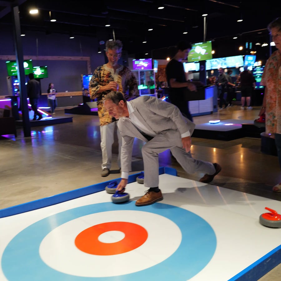 indoor curling in Longmont